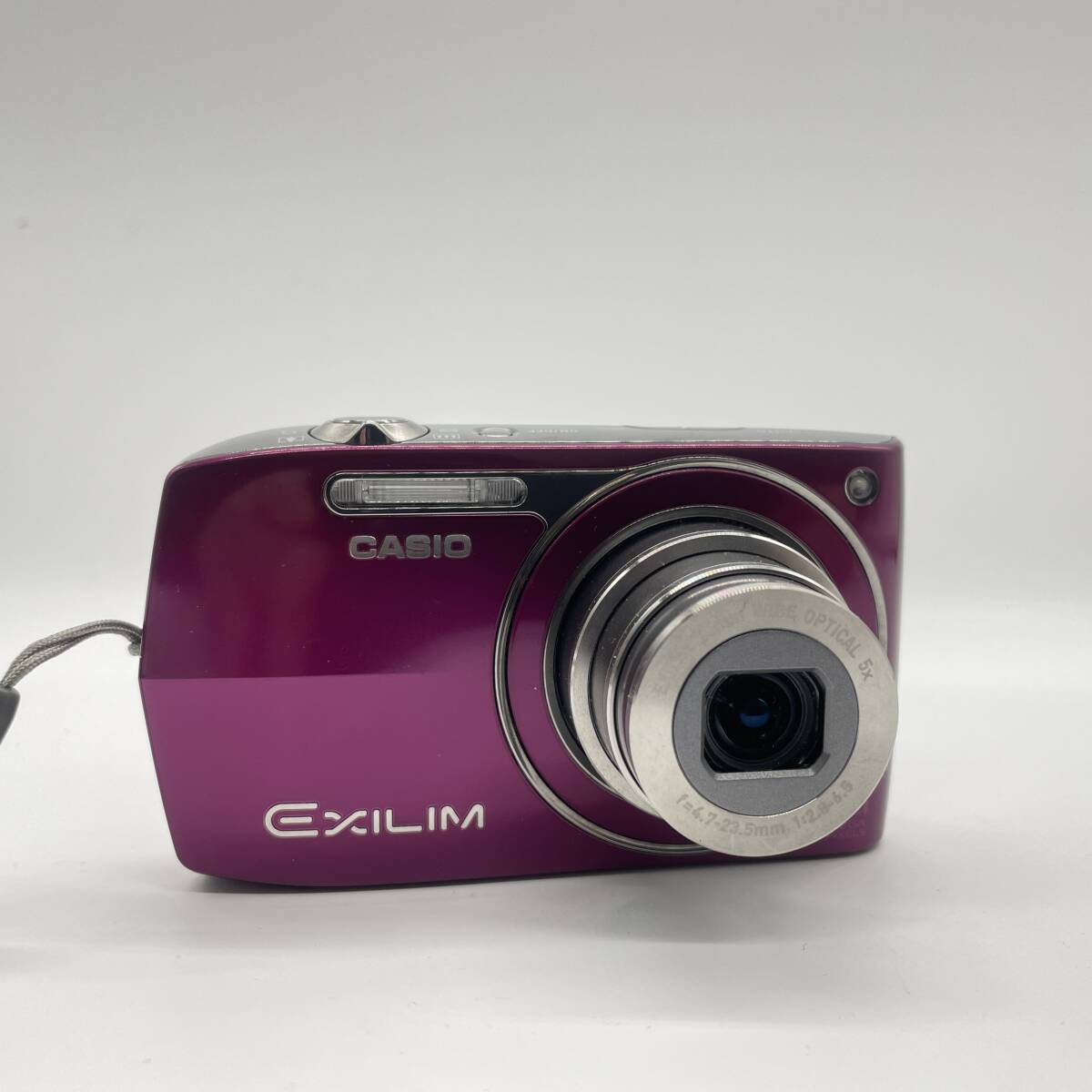 【動作確認済】CASIO EXILIM ZOOM EX-Z2300 PURPLE　コンデジ　デジカメ　デジタルカメラ　シャッター&フラッシュ動作OK_画像2