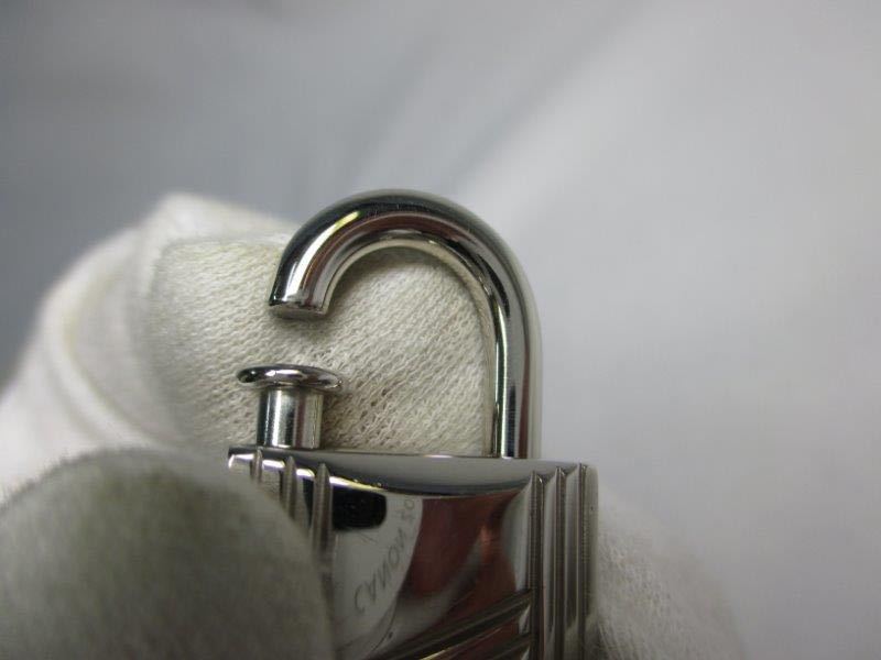 美品 HERMES エルメス カデナ チャーム シルバー ペンダント 美品 HERMES エルメス カデナ チャーム シルバー ペンダント