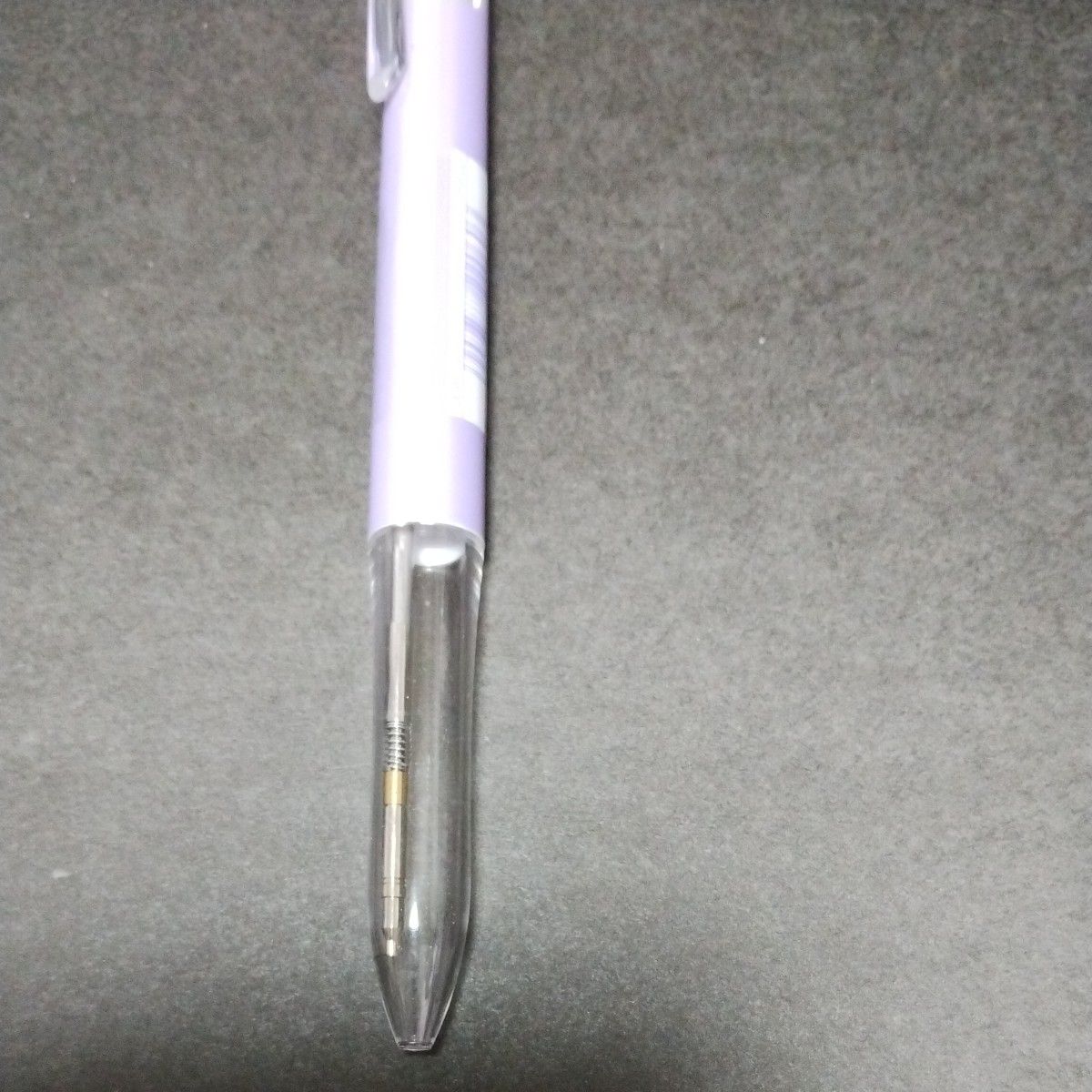 三菱鉛筆 スタイルフィット ホルダー 4色ホルダー クリップ付 ノック式 パステルパープル  シャーペン、黒、グリーン芯付き
