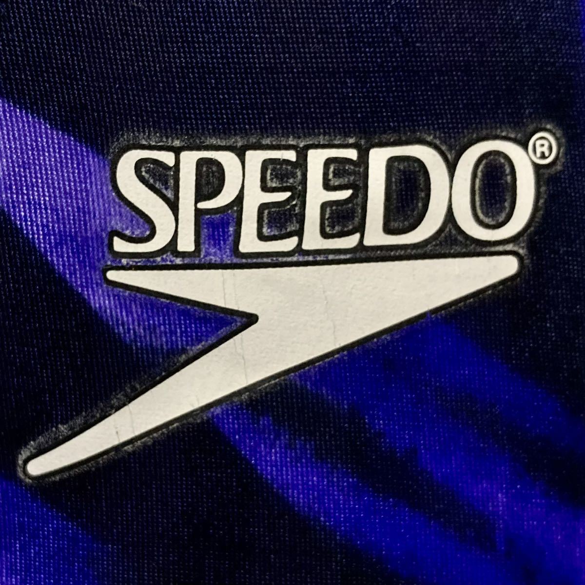 【美品】SPEEDO ハイカット 競泳水着 Lサイズ アクアブレード 縦縞模様 マーキュライン スピード MIZUNO ミズノ_画像8