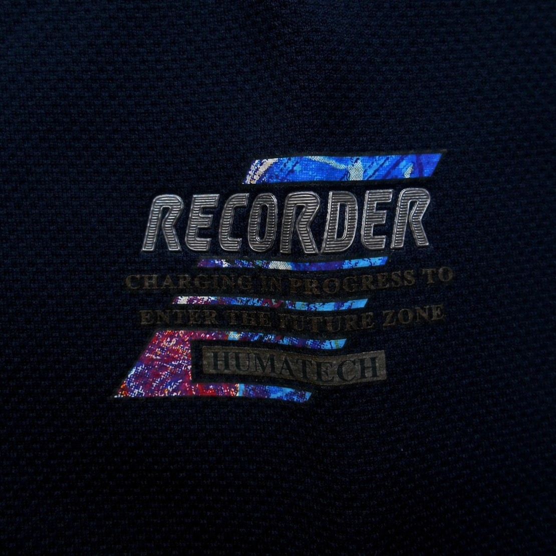新品 未使用 '90s asics RECORDER トラックジャケット M ネイビー 紺 デッドストック 日本製 アシックス レコーダー ジャージー ハイネック_画像7