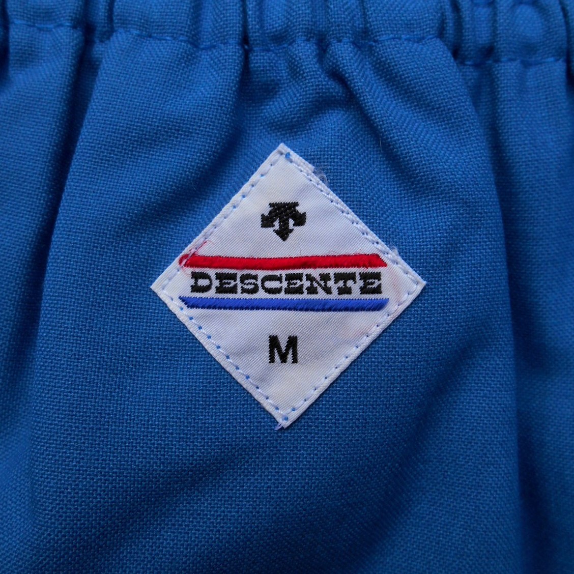 未使用 '80s DESCENTE デサント DP-65 ブルー M 青 ショートパンツ ランニング ゲームパンツ 当時物 デッドストック 昭和 ランパン 短パン_画像7