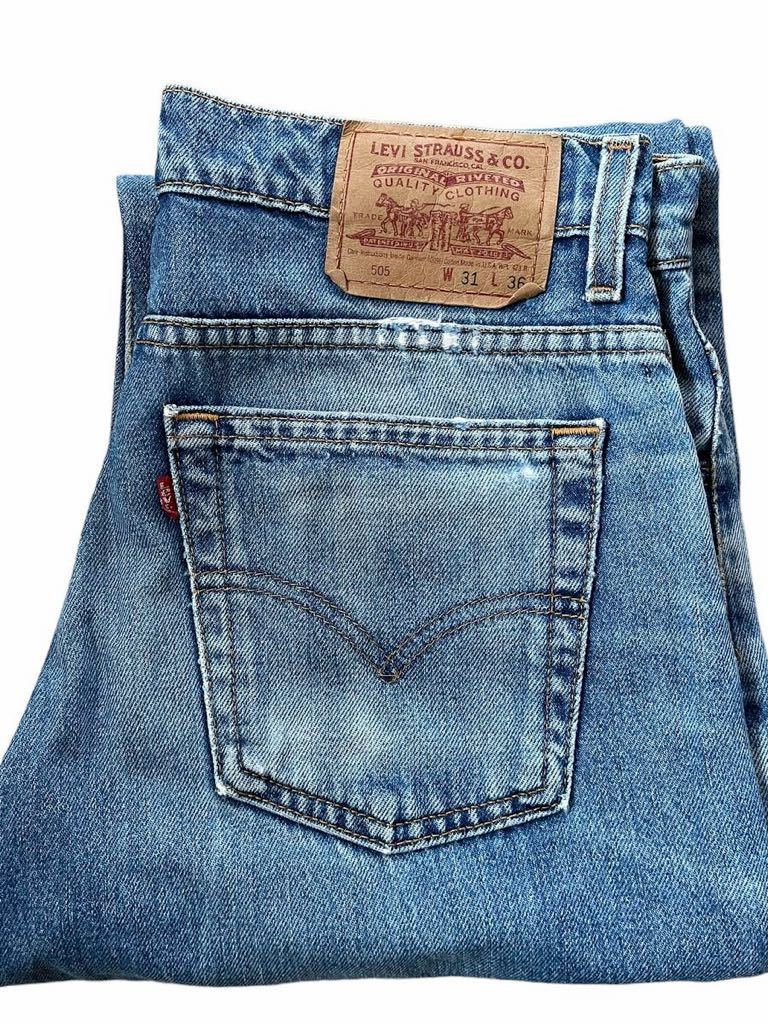 ●●vintage 97年 us製 Levi's リーバイス 505 w31（w76l64）●●_画像1