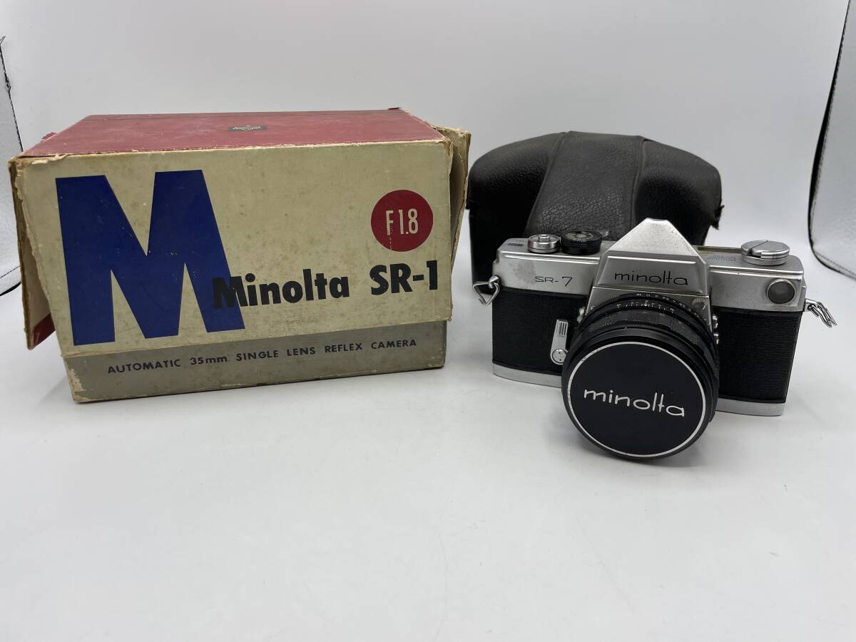 MINOLTA / ミノルタ SR-1 / ROKKOR-PF 1:1.4 58mm / 箱付【KMOK131】_画像1