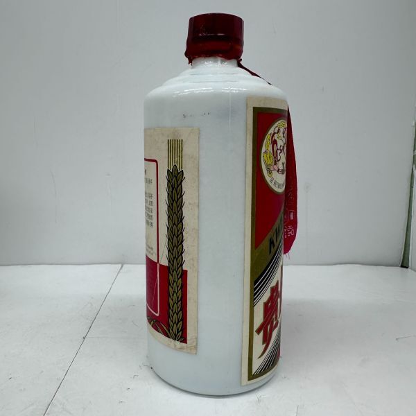 sibt ◆美品・未開封◆ 貴州茅台酒 MOUTAI 中国酒 天女ラベル マオタイ酒 総重量約994g 0.54L 53%VOL. 現状品 箱付き ITYMYUY7NRFK_画像7