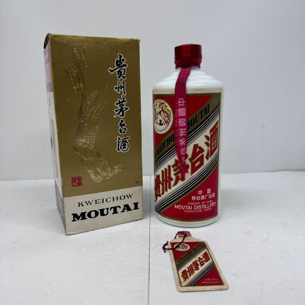 sibt ◆美品・未開封◆ 貴州茅台酒 MOUTAI 中国酒 天女ラベル マオタイ酒 総重量約994g 0.54L 53%VOL. 現状品 箱付き ITYMYUY7NRFK_画像1