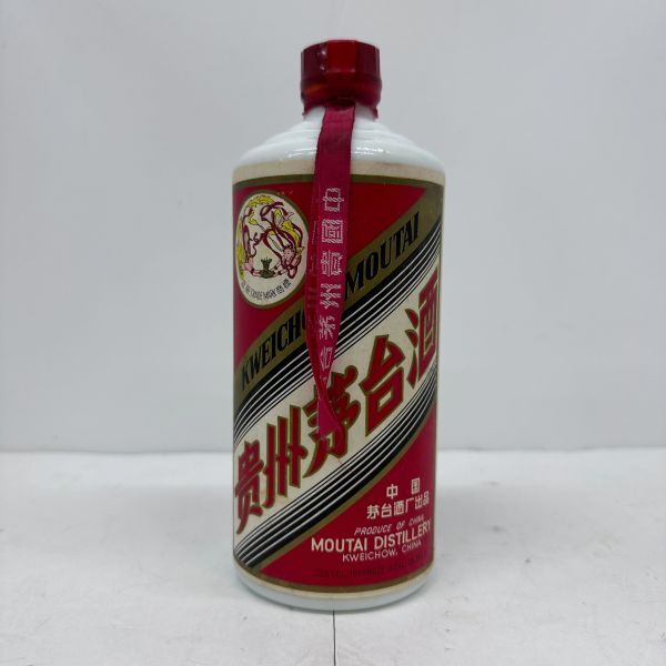 sibt ◆美品・未開封◆ 貴州茅台酒 MOUTAI 中国酒 天女ラベル マオタイ酒 総重量約994g 0.54L 53%VOL. 現状品 箱付き ITYMYUY7NRFK_画像2