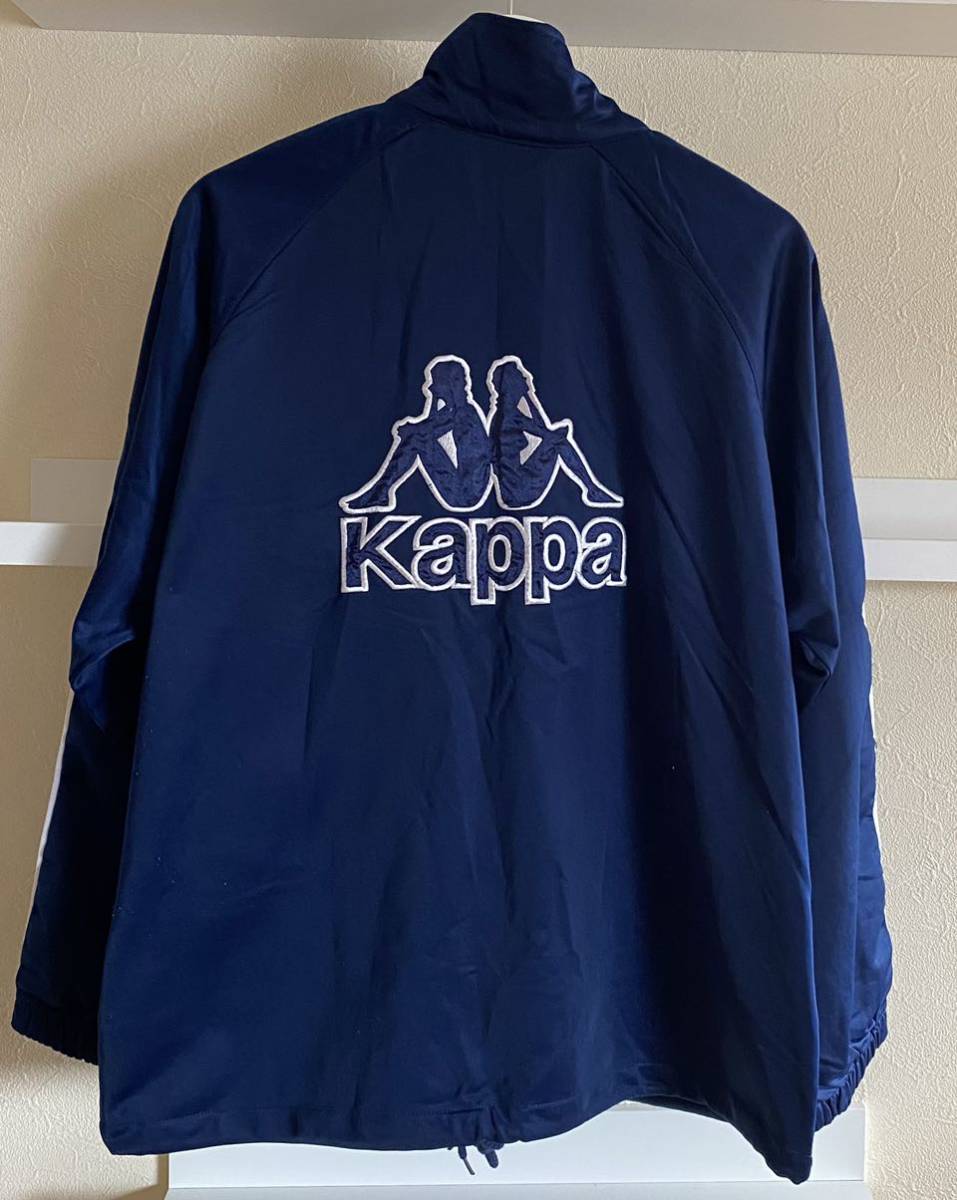 90s KAPPA Kappa back Logo extra-large embroidery jersey size M jersey 