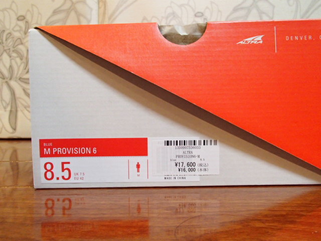 ALTRA M PROVISION 6 アルトラ プロビジョン 6 US8.5 26.5 cm BLUE 室内使用のみ 美中古品 _画像10