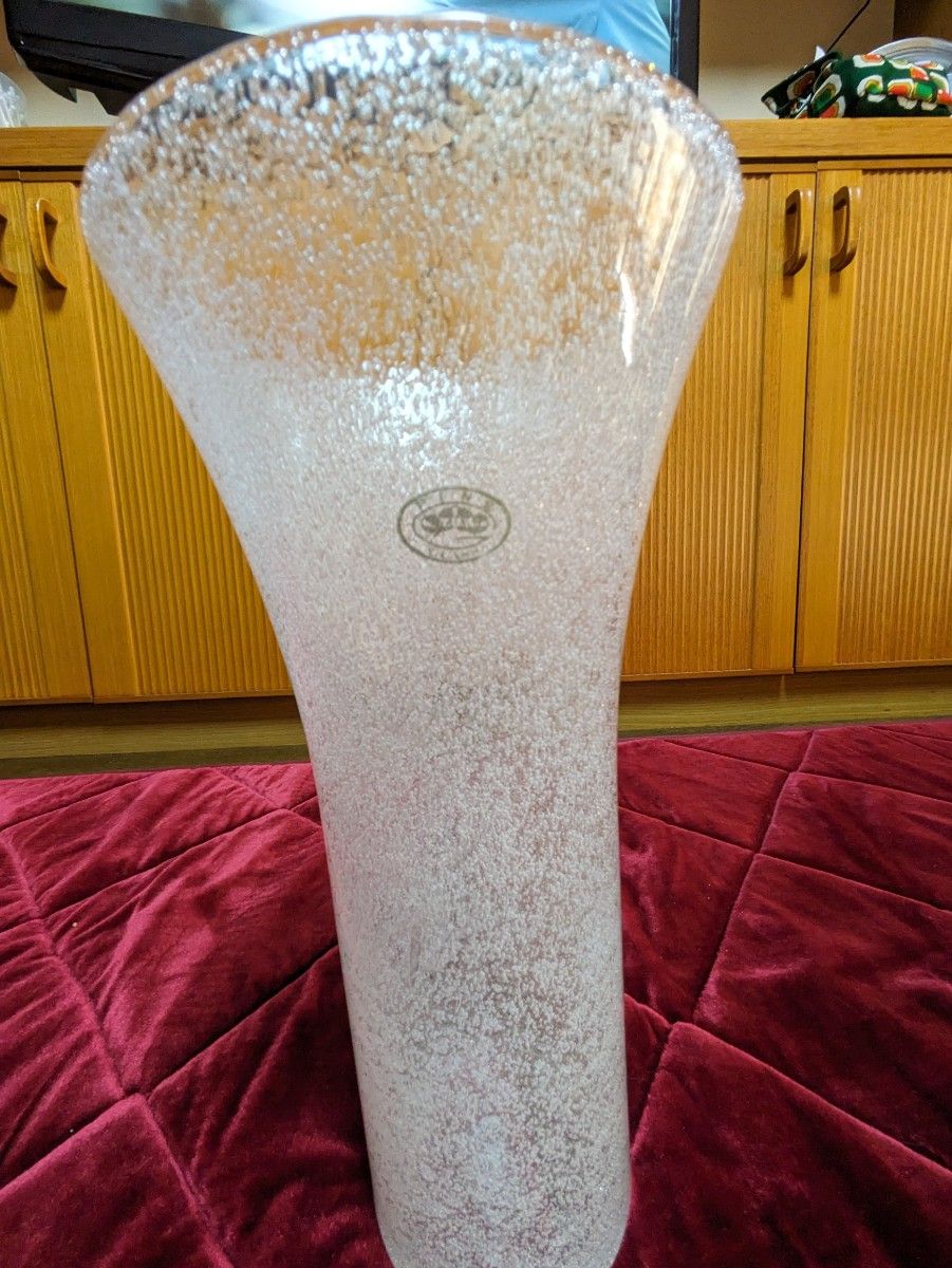 フラワーベース 花瓶 いけばな ガラス花瓶 インテリアクラックガラス東海硝子 花入PINE T.G.K  CLASS 花器