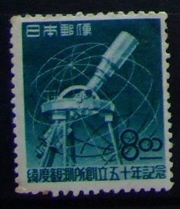 【記念切手】緯度観測所創立50年 1949.11.1.発行_画像1