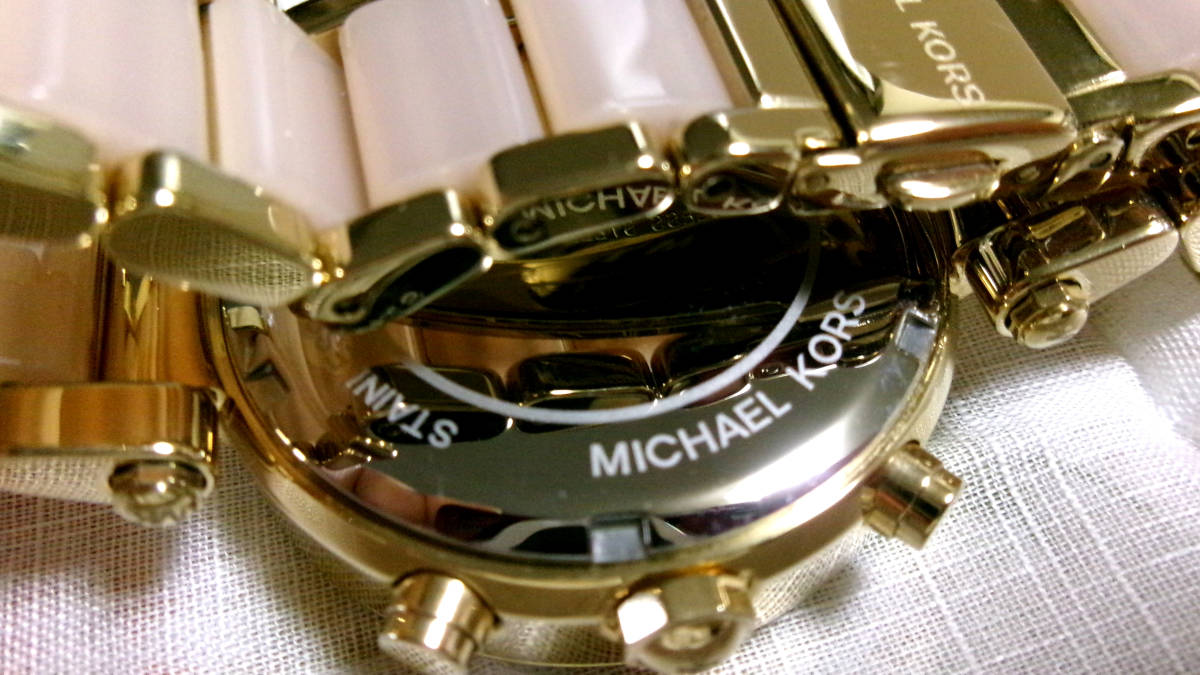 【保管品】マイケルコース※MICHAEL KORS※腕時計※クォーツ式※ピンクゴールド※MK-6326_画像7