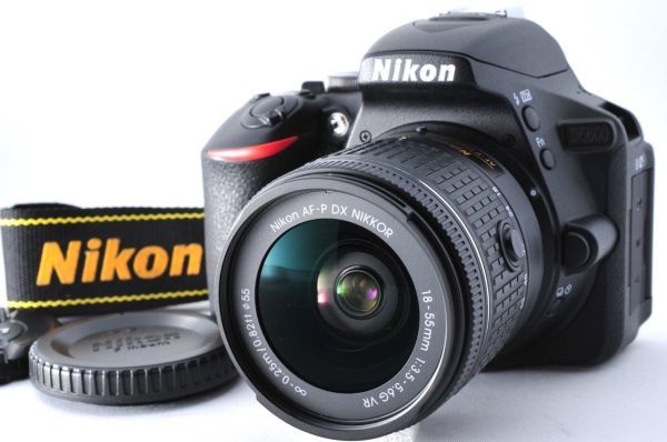 [美品] Nikon ニコン D5600 + AF-P 18-55mm レンズ #433A