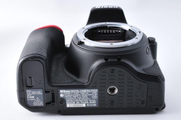 [美品] Nikon ニコン D5600 + AF-P 18-55mm レンズ #433A_画像7