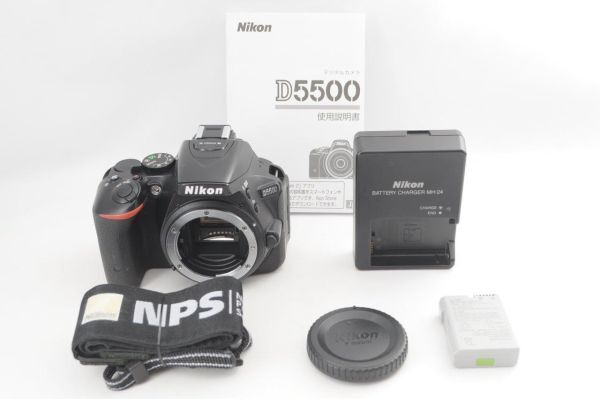 [美品] Nikon ニコン D5500 デジタル一眼レフカメラ #1086
