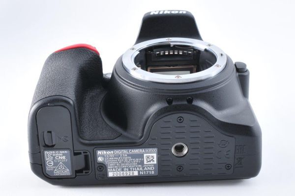 [美品] Nikon ニコン D3500 + AF-P 18-55mm レンズ #449A_画像7