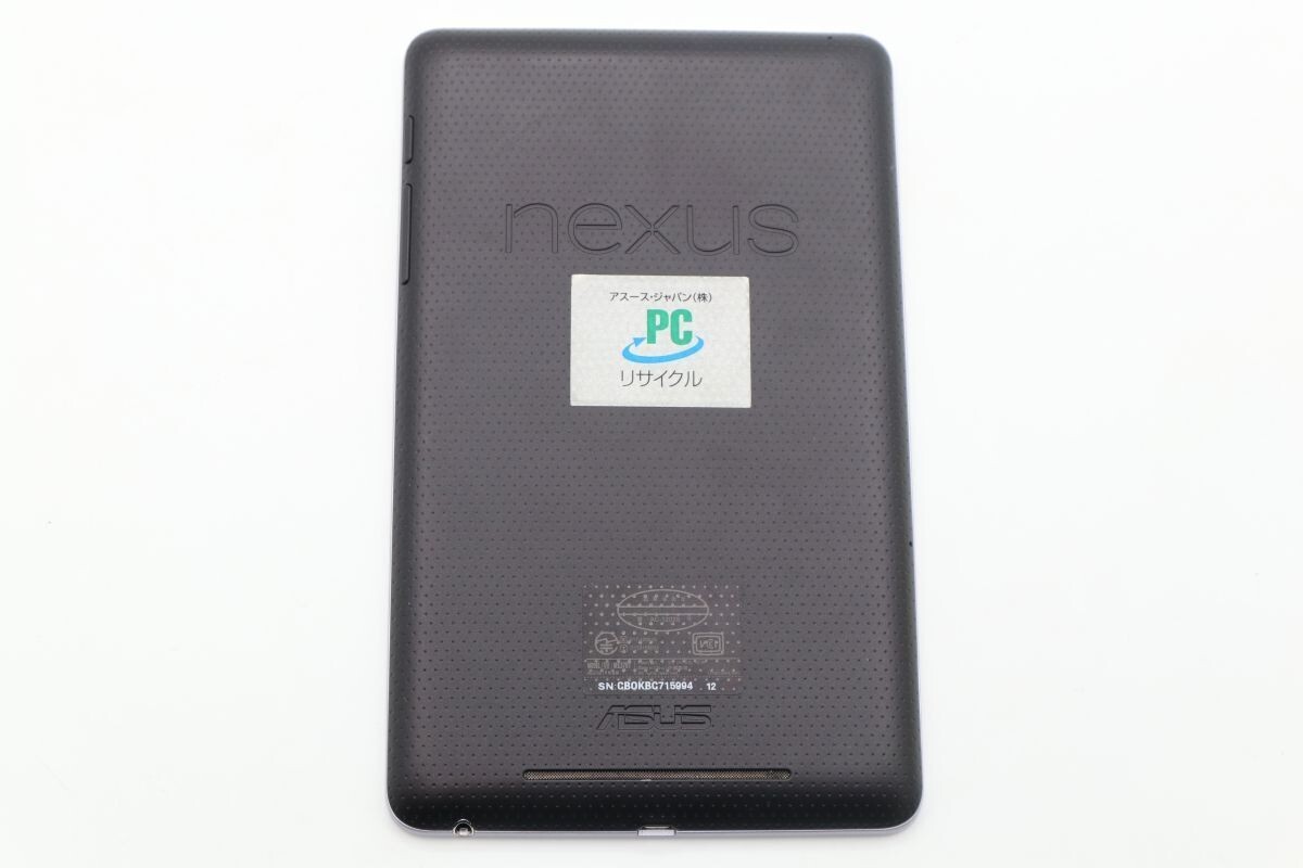 ★☆全額返金保証！最速発送！【ASUS Nexus7 / 16GB / Wi-Fi / ブラック 動作確認済】★☆（202402-16412-PCkaitori）_画像1