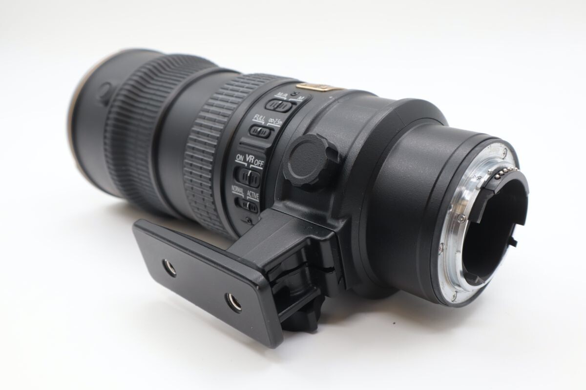 ★☆全額返金保証！最速発送！【Nikon AF-S VR Zoom-Nikkor ED 70-200mm F2.8G IF ブラック 動作確認済】★☆（202312-26214-kaitori）の画像3