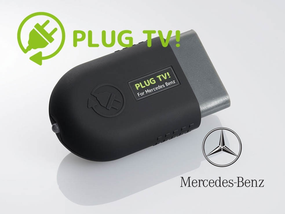 PLUG TV! tv canceller Mercedes Banz Benz X253 GLC-Class TV canceller coding while running Mercedes PL3-TV-MB01