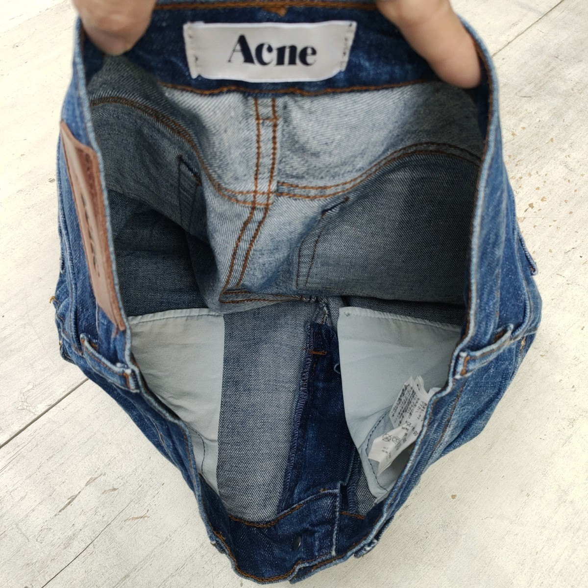 【国内正規品】エディション購入/アクネACNE/古着/ACE STRETCH VINTAGE/ストレッチ/デニムパンツ/ジーンズ/31/インディゴ/SB18KE2/002/_画像6