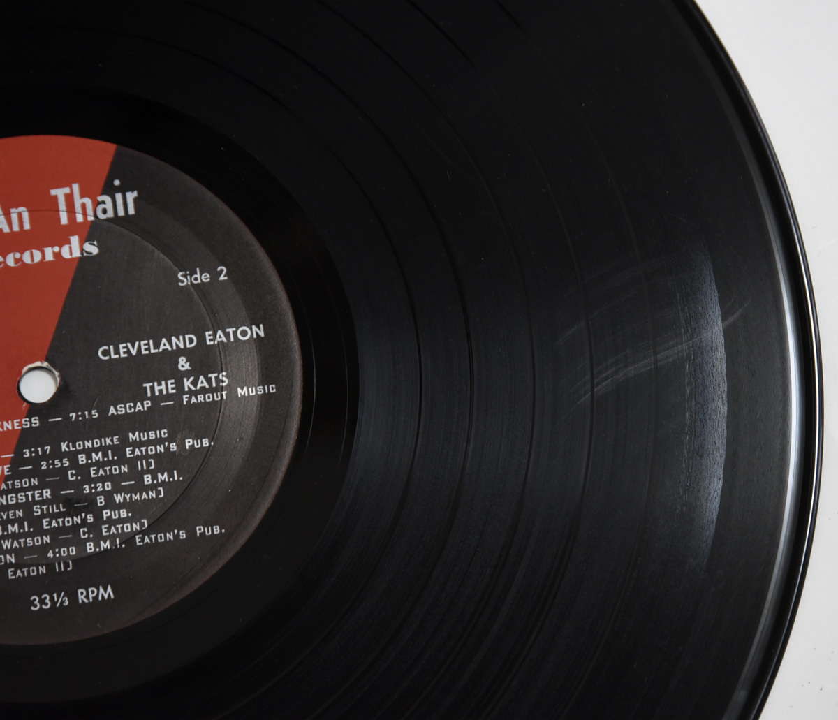 激レア Cleveland Eaton And The Kats / Half And Half Volume 1 オリジナル盤 1972年　LPレコード 試聴可 Cle An Thair Records_画像8