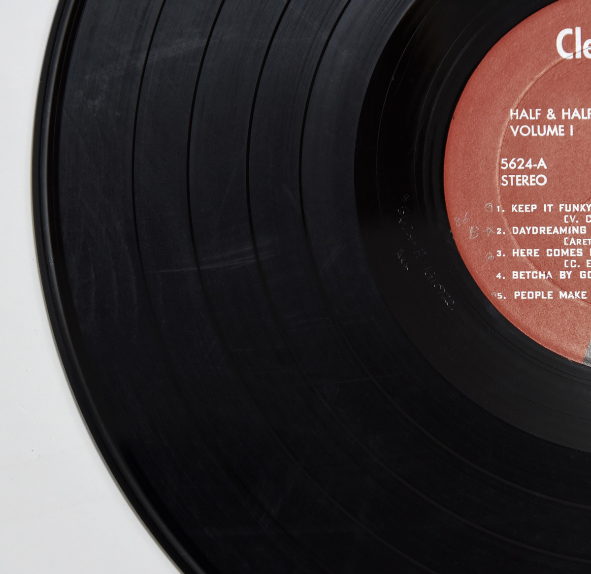 激レア Cleveland Eaton And The Kats / Half And Half Volume 1 オリジナル盤 1972年　LPレコード 試聴可 Cle An Thair Records_画像7