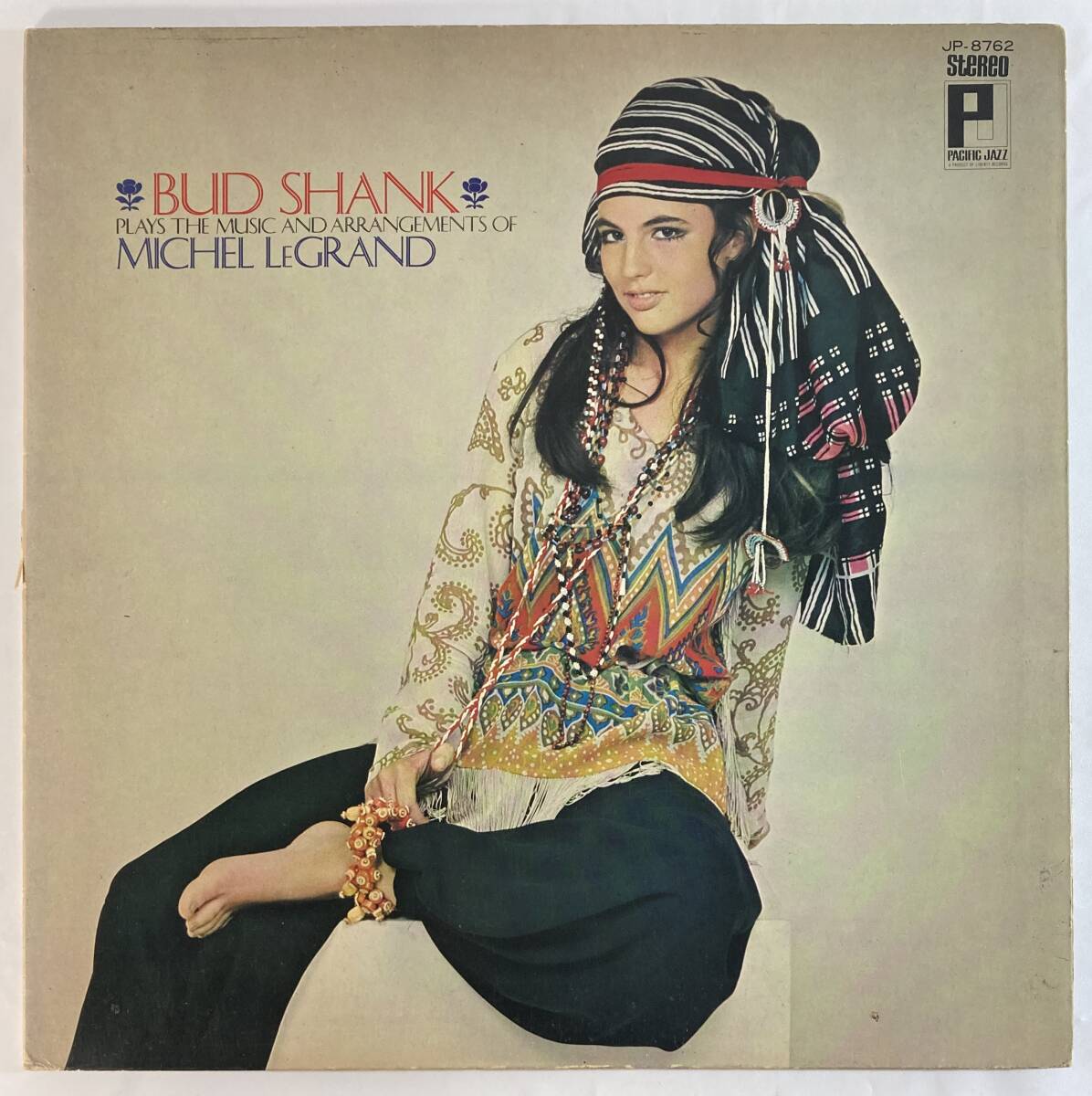 バド・シャンク (Bud Shank) / Plays the music and arrangements of Michel Legrand 国内盤LP TO JP-8762 STEREO 見開き 赤盤 帯無し_画像1