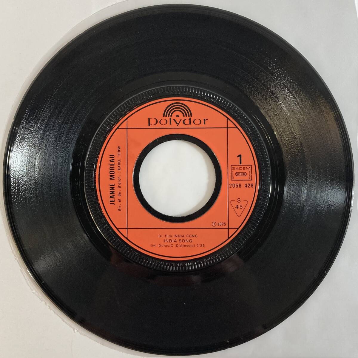  Jean n*mo low (Jeanne Moreau) / India Song c/w Rumba es iles / Tango-Tango. record EP Polydor 2056 428