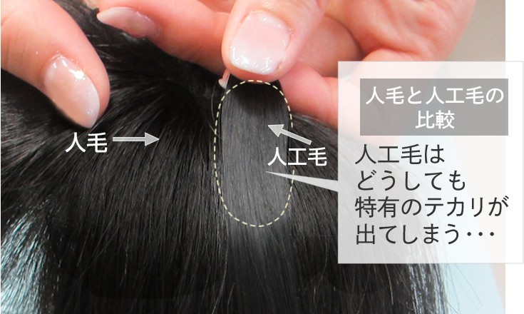 【増毛くんシリーズ】はえぎわくん S　ナチュラルブラック／ 人毛100%　部分ウィッグ　つけ毛　頭髪用増毛製品　簡単増毛