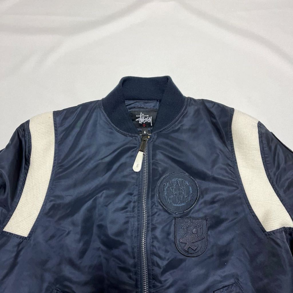 STUSSY 25 周年記念限定MA-1 ( ステューシー チャプト 周年 記念 STUSSY 25 周年記念限定MA-1 ( ステューシー チャプト 周年 記念