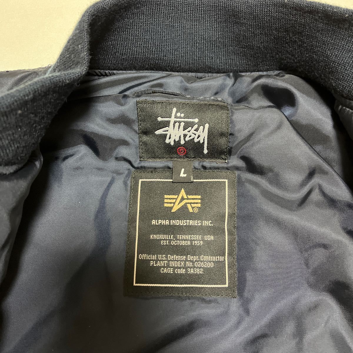 STUSSY 25 周年記念限定MA-1 ( ステューシー チャプト 周年 記念 STUSSY 25 周年記念限定MA-1 ( ステューシー チャプト 周年 記念