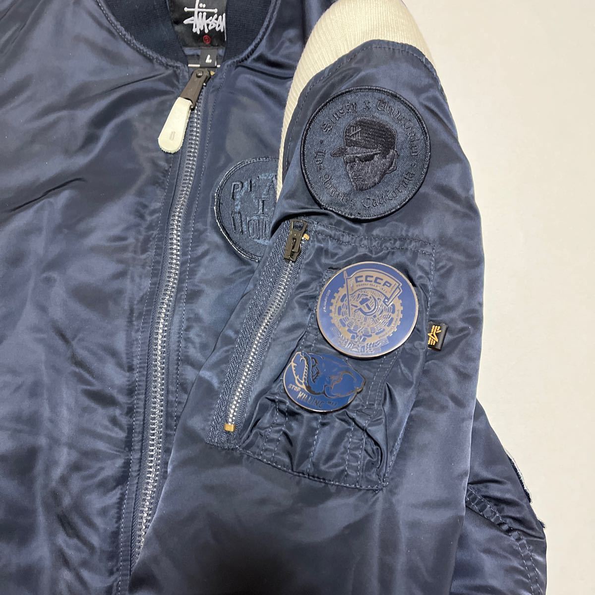 STUSSY 25 周年記念限定MA-1 ( ステューシー チャプト 周年 記念 STUSSY 25 周年記念限定MA-1 ( ステューシー チャプト 周年 記念