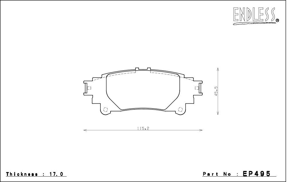 エンドレス SSMプラス ブレーキパッド 前後セット SSMP494495 RC350 GSC10 H24/10～ Fスポーツ 3.5L