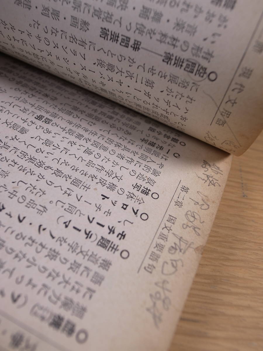 国語の要点 旺文社 昭和33年 書込みあり_画像6