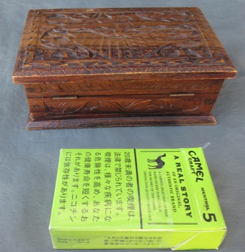 * super-discount * core wood total pattern sculpture entering jewelry case case Asian furniture Hawaii burr 