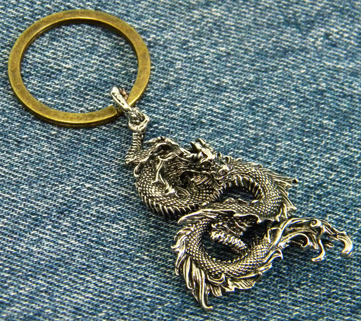 * Dragon dragon dragon dragon god . dragon accessory pendant key holder / S * free shipping *