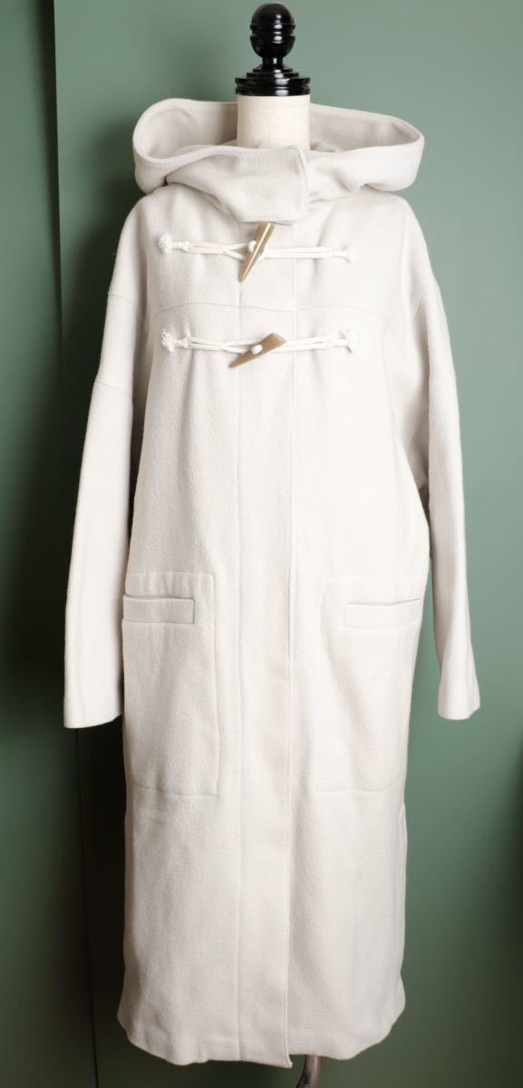美品】TELA テラ 19FW ダッフルコート アイボリー イタリア製 [skuuu 美品】TELA テラ 19FW ダッフルコート アイボリー イタリア製 [skuuu