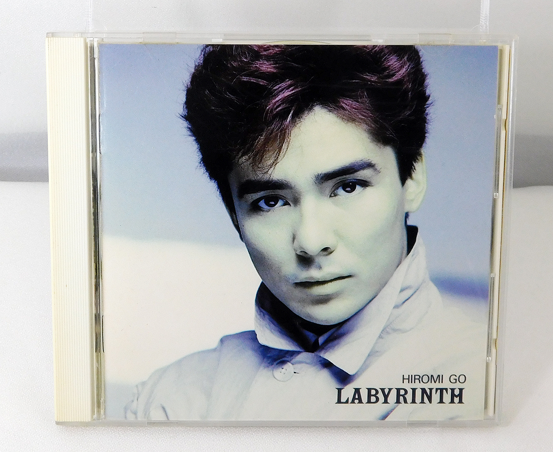 CD「郷ひろみ/LABYRINTH ラビリンス」32DH-277/85年盤/cool サファイア・ブルー 収録/井上陽水_画像1