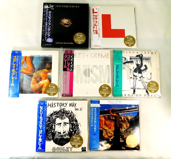 ゴドレイ&クレーム Godley & Creme [SHM-CD] 7タイトルセット 初回生産限定 紙ジャケット仕様 リマスター_画像1