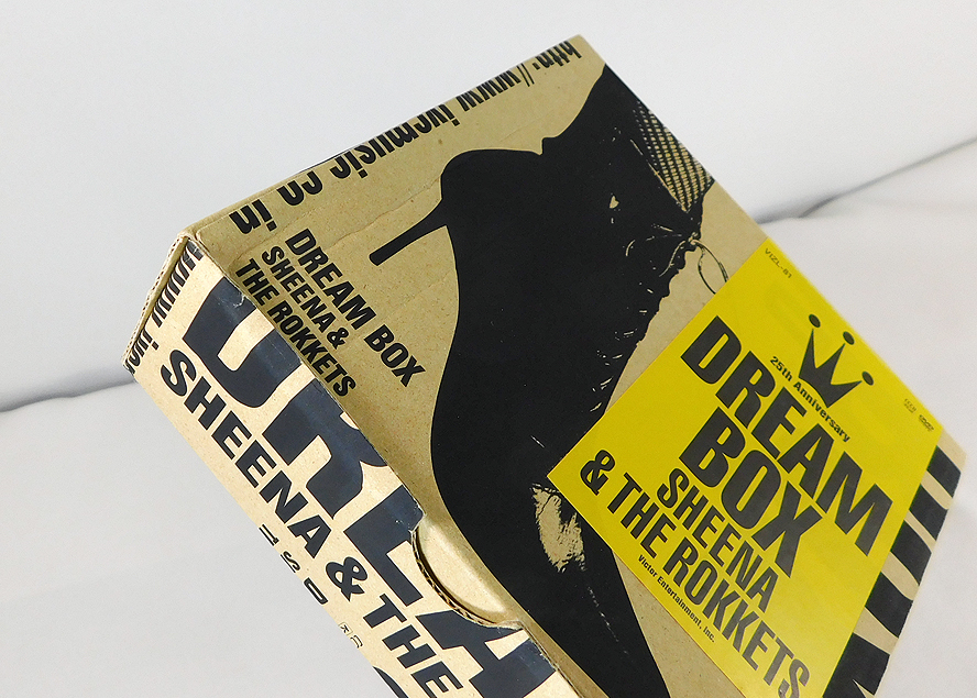 2CD+DVDボックスセット「Sheena & The Rokkets/DREAM BOX 25th Anniversary」VICY-40/ポスター ブックレット付/シーナ&ザ・ロケッツ 鮎川誠_傷みあり