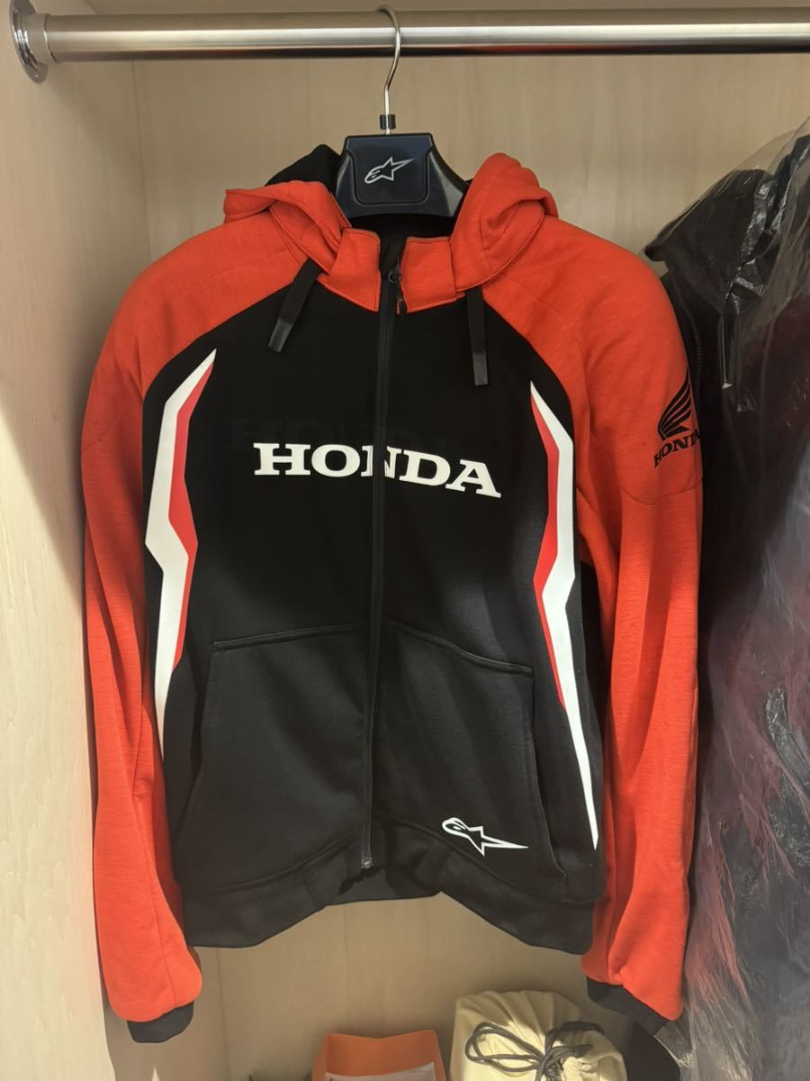 アルパインスターズ　パーカー　ホンダ　HONDA CHROME SPORT HOODIE XL_画像3