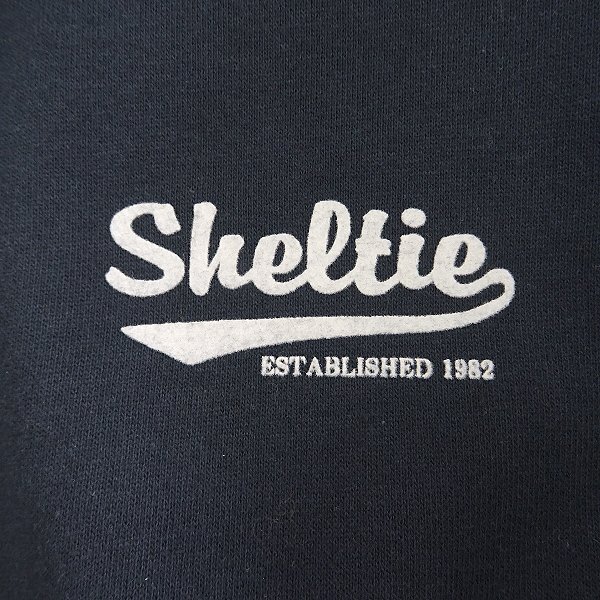 新品 シェルティークラブ 24SS 裏毛 スウェット ジップアップ パーカー LL 紺 【SH1441107_79】 Sheltie Club メンズ コットン_画像7