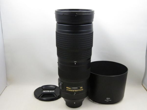 [21435T6]★完動品★NIKON AF-S NIKKOR 200-500mm F5.6 E ED VR フード・三脚座付きの画像1