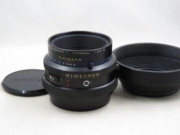 [21483W3]★極上美品★MAMIYA SEkOR Z 110mm F2.8 W フード付きの画像1