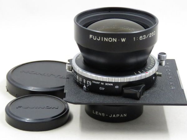 [21699S3]★完動品★FUJI FUJINON・W 250mm F6.3 ボード付き_完動品です！!