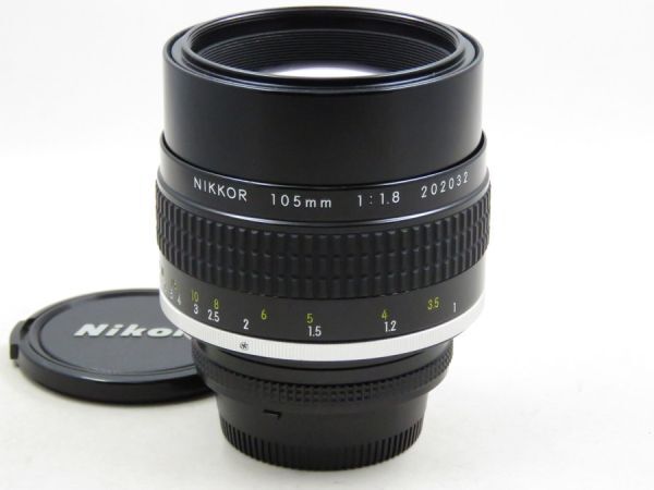 [21724W3]★実用品★NIKON Ai-S NIKKOR 105mm F1.8_実用品です！!