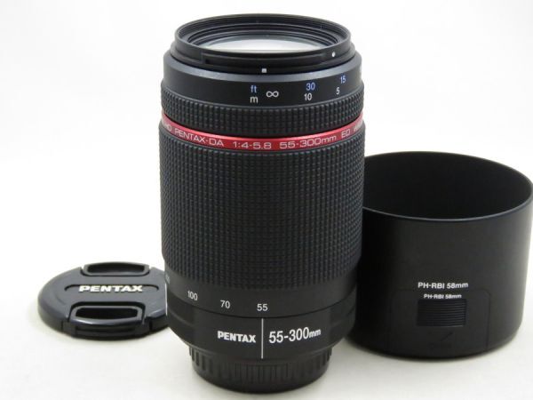 [21734Z2]★超極上美品★PENTAX HD DA 55-300mm F4-5.8 ED WR フード付き_超極上美品です！!