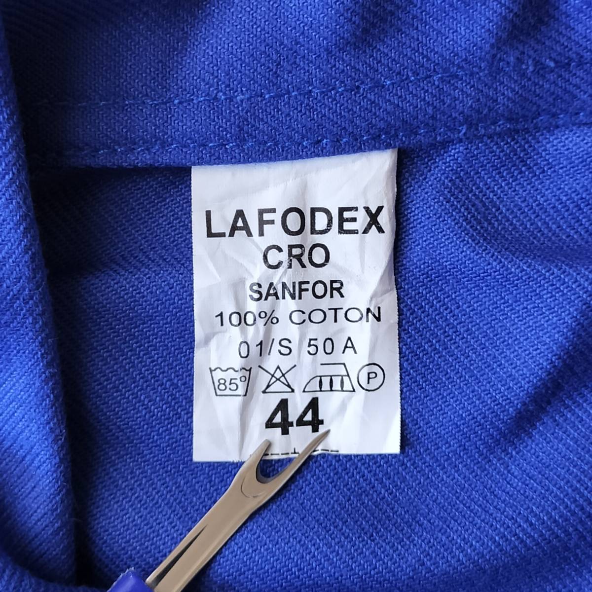 1990's LAFODEX フランスワークジャケット カバーオール ヴィンテージ 100％コットン フレンチワーク ユーロワーク France vintage 良品_画像10