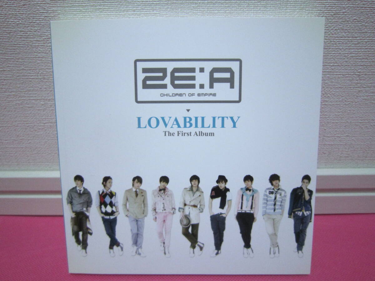 K-POP♪ ZE:A ゼア 1集「LOVABILITY」韓国盤CD 廃盤！希少品！ディスク傷無し良好！_フォトブック