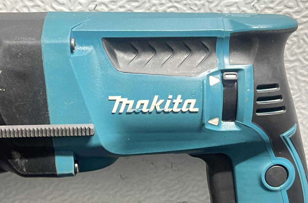 【美品】makita マキタ 100V 26mm ハンマドリル HR2601F 集じんカップ付き SDSプラスシャンク 穴あけ 穿孔 ハンマードリル 1695_画像6